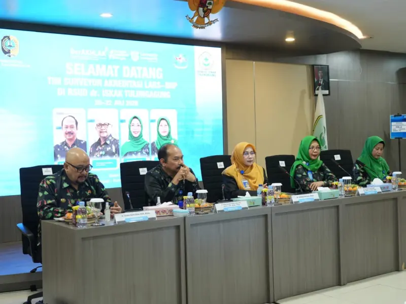 RSUD dr Iskak Tulungagung Jalani Survei Akreditasi LARS-DHP, Perkuat Mutu Pelayanan dan Keselamatan Pasien