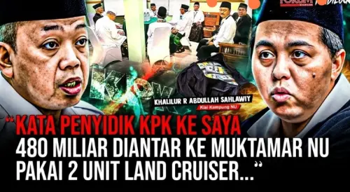 Gus Lilur Bongkar Klaim Rp480 Miliar di Muktamar NU, Rp180 Miliar Dikaitkan Nusron