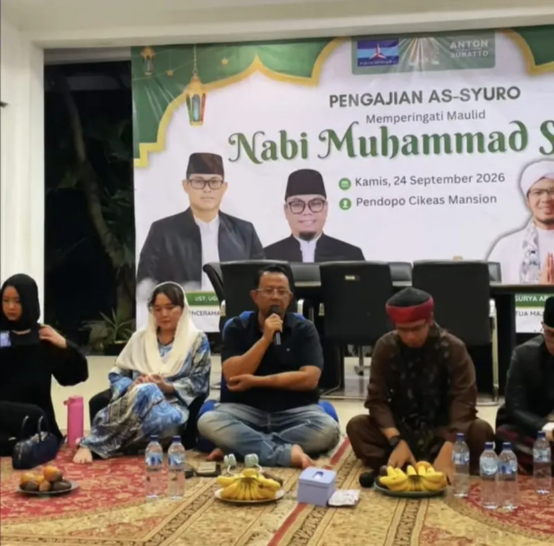 Maulid Nabi di Pendopo Suratto, Anton Ajak Warga Teladani Rasulullah