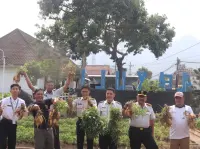 Panen 120 Kilogram Ubi Cilembu, Lapas Kediri Buktikan Pembinaan Warga Binaan  Hasil Nyata