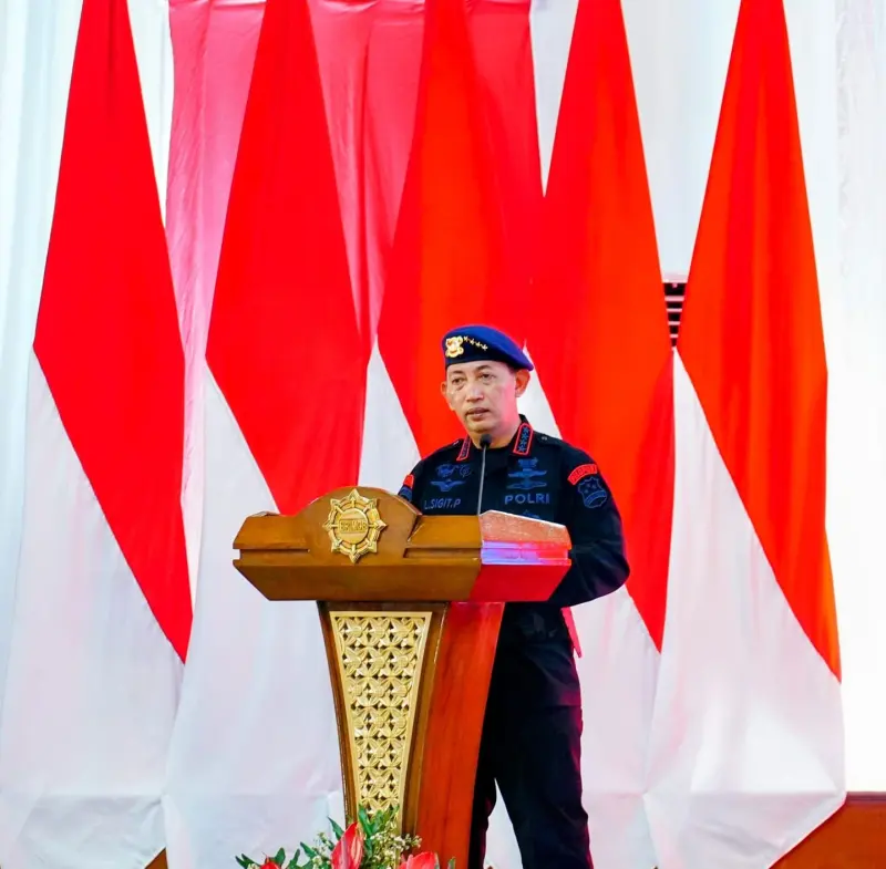 Begini Pesan Kapolri Saat Rakernis Brimob