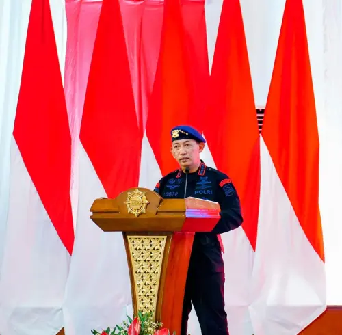 Begini Pesan Kapolri Saat Rakernis Brimob