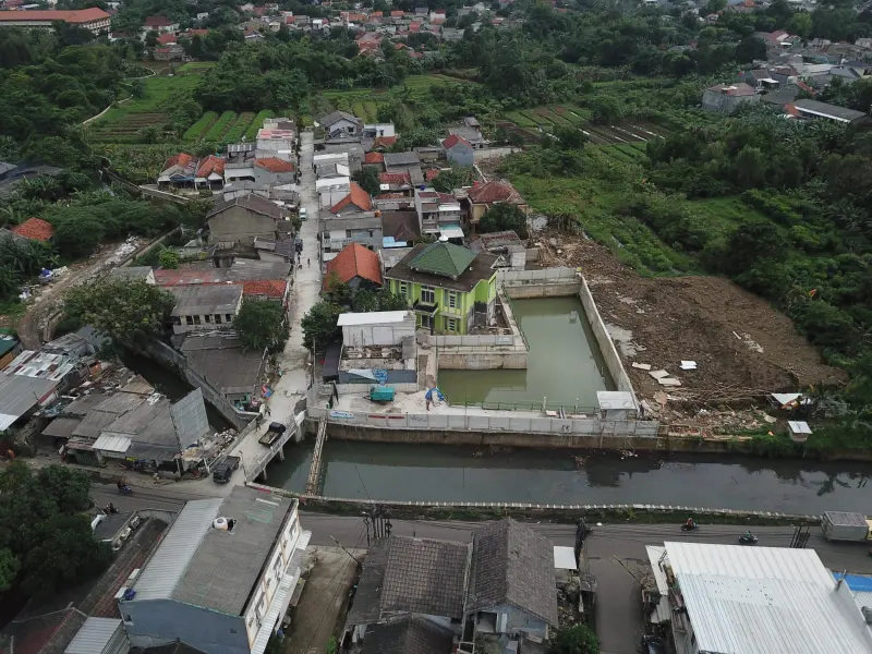 Besok Walikota Tangsel, Resmikan Kolam Retensi Kampung Bulak