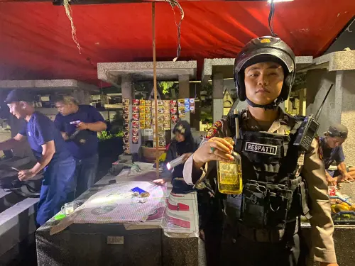 Asik Pesta Miras Puluhan Pemuda Diamankan Tim Respatti Polrestabes Surabaya