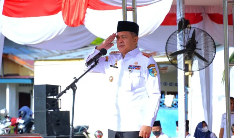 Usai Libur Lebaran, Bupati Batu Bara Zahir Pimpin Apel Hari Pertama Masuk Kerja
