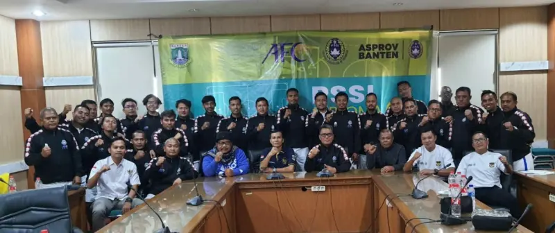 Tingkatkan Mutu Sepakbola, Asprov PSSI Banten Gelar Pelatihan Lisensi C