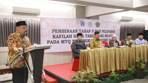 Benyamin Ingin Khafilah Tangsel Tampilkan Terbaik pada MTQ XX