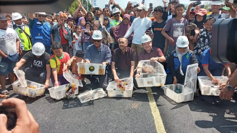 Jembatan Alun Alun Bandar Kota Kediri Dibuka, Digarap Selama 11 BulanÂ 