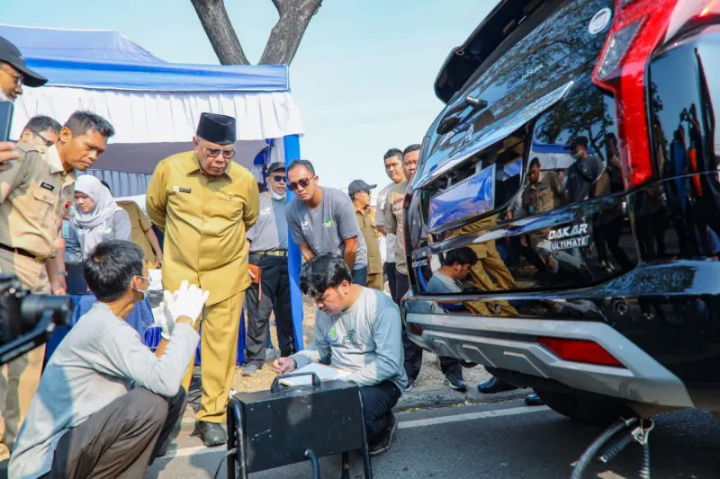 Tekan Polusi Udara, Benyamin: Mobil Dinas Tak Lolos Uji Emisi Cabut Kunci Kandangin