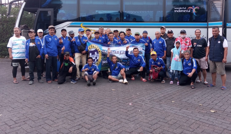 Liga Palapa Old Star Tangsel Ikuti Tour Game Sukabumi
