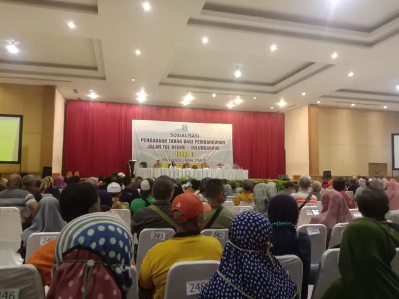 BPN Kota Kediri Sosialisasi Pengadaan Lahan Tol Kediri Tulungagung