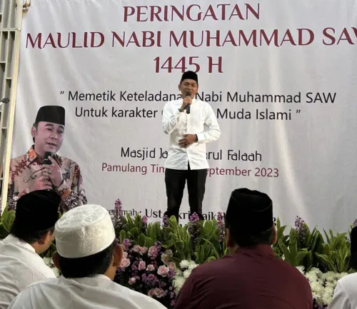Peringatan Maulid Nabi Muhammad SAW di Pamulang Timur Dihadiri Ribuan JamaahÂ 