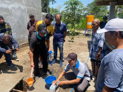 Polres Kediri Kota Selidiki Dugaan Pencemaran Air Sumur&nbsp;