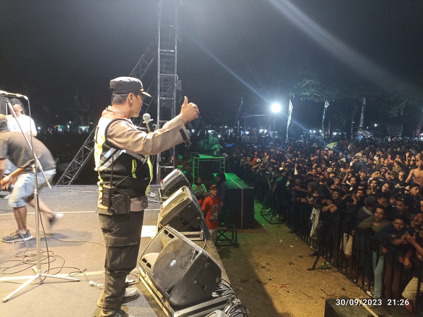 Kediri Scooter Festival Diikuti Ribuan Pecinta Vespa, Begini yang Dilakukan Kepolisian SetempatÂ 