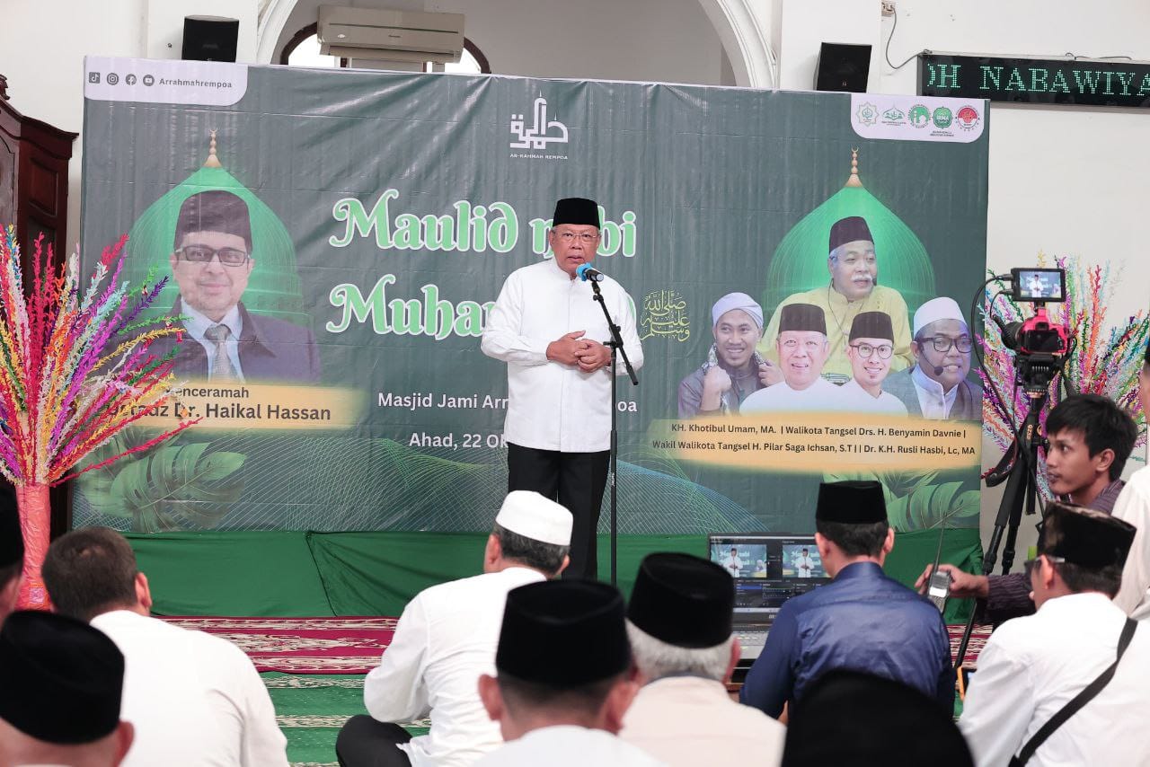 Hadiri Maulid Nabi Muhammad SAW, Benyamin Ajak Doakan Palestina
