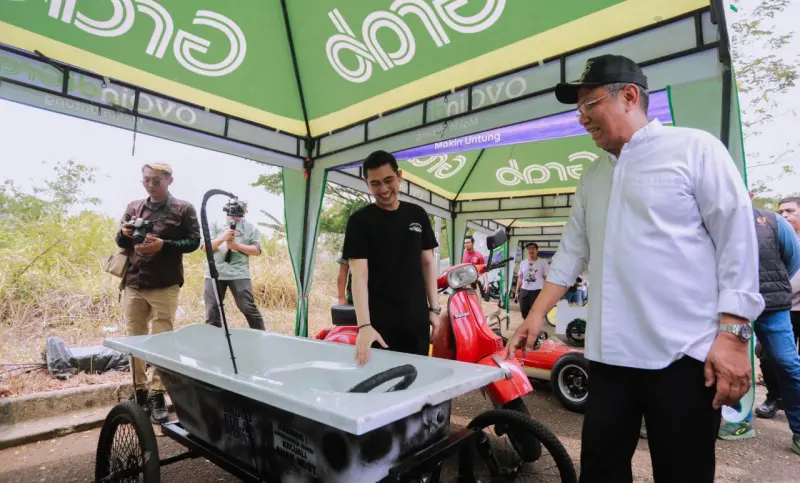 Banyak Otomotif Antik Mejeng di Tsouth Kustom Kulture Tangsel