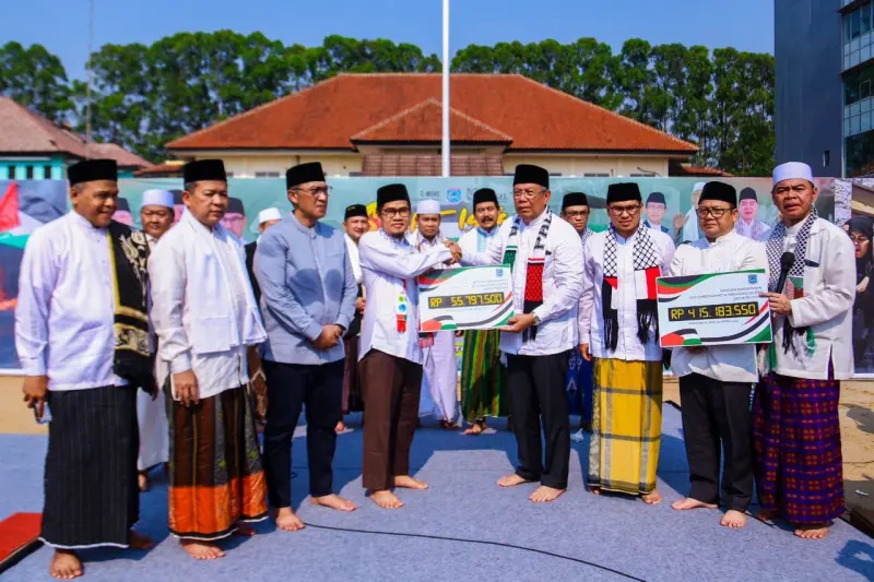 Benyamin Gawangi Penggalangan Dana Palestina, Capai Ratusan Juta Rupiah