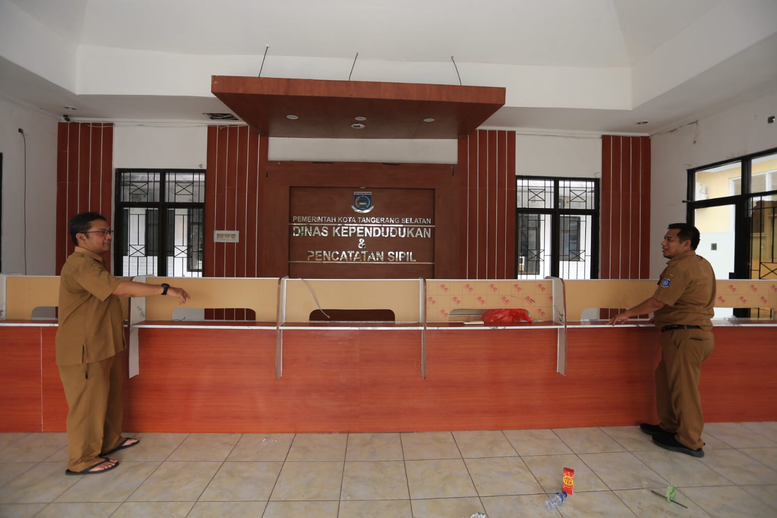 Disdukcapil Tangsel  Pindah KantorÂ  Layanan keÂ  Ex Kantor Kecamatan Setu