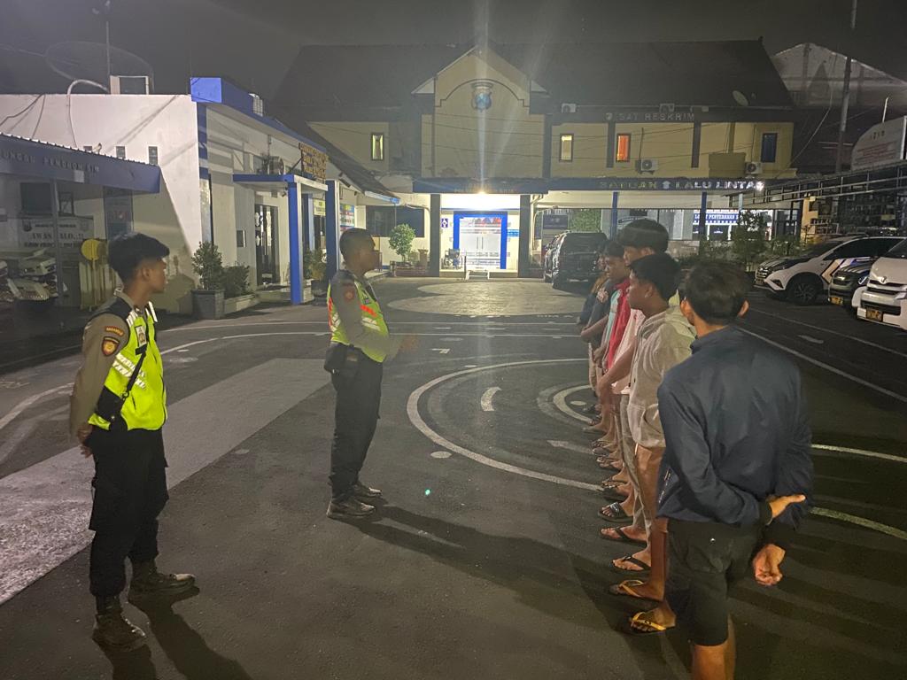 Delapan Sepeda Motor Diamankan Dalam Operasi Balap Liar Polres Blitar Kota