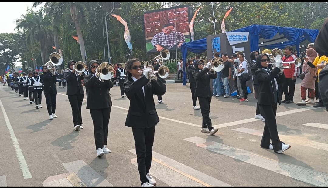 SMPN 16 Tangsel Raih Empat Trofi Marching Band Internasional
