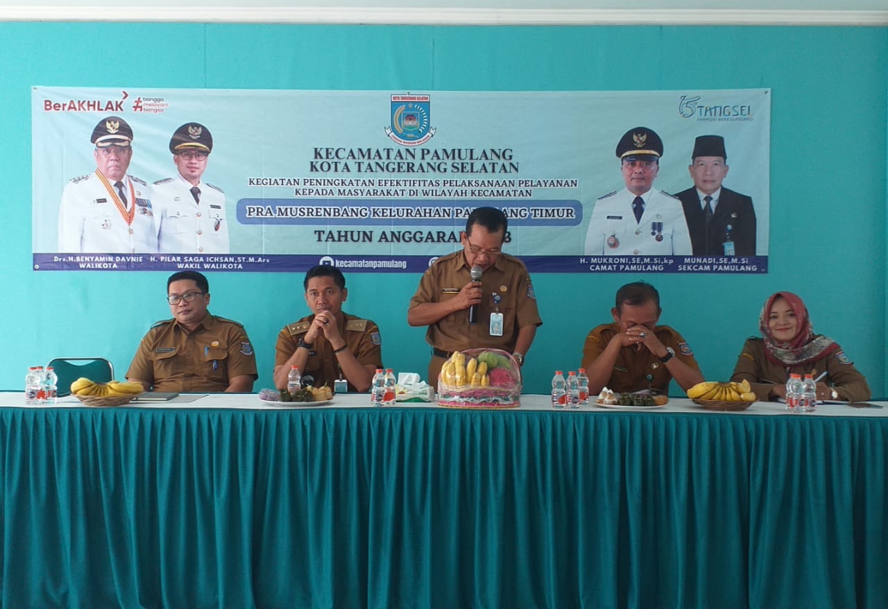 Rumuskan Usulan Seluruh RW,Â Pra MusrenbangÂ Â Berlangsung di Pamulang Timur
