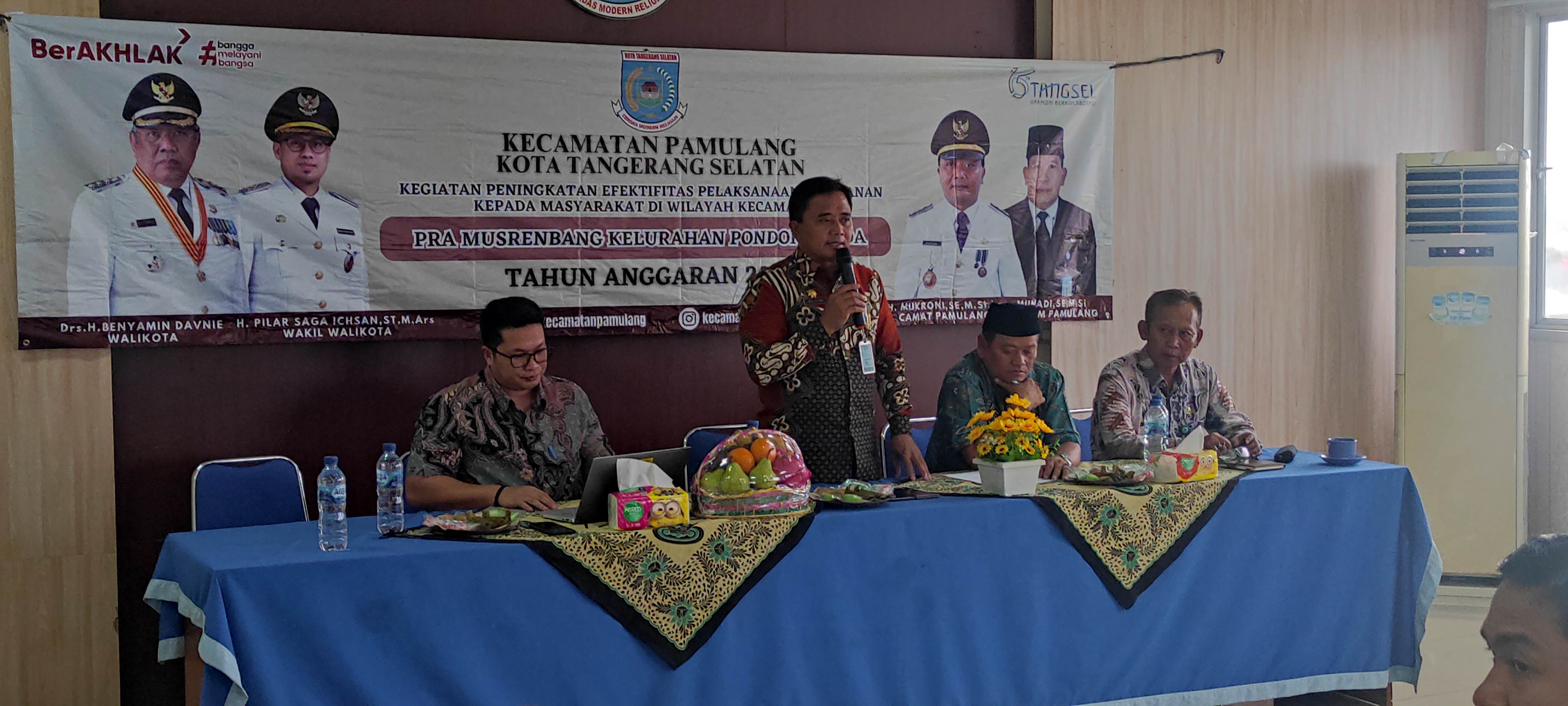 Kecamatan Pamulang Gelar Pra Musrenbang di Kelurahan Pondok Benda