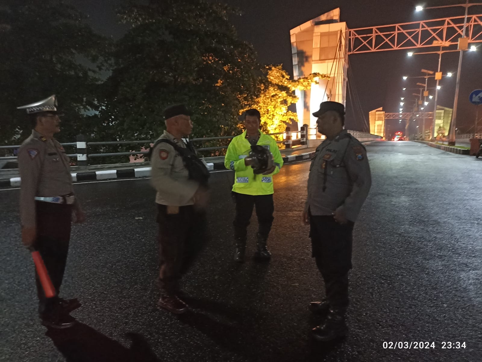 Usai Pengesahan Warga Baru Perguruan Silat di Tulungagung, Kapolsek Mojoroto Lakukan Penyekatan