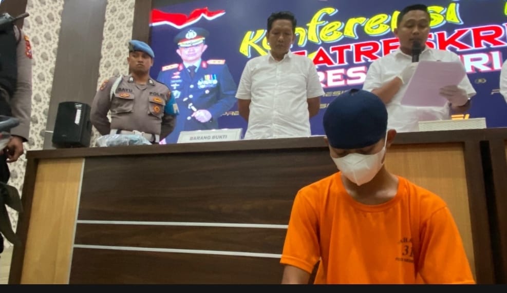 Sadis !! Tak Hanya Membunuh, Pelaku Bawa Harta Benda Korban, Kini Mantan Pacar Diringkus Polres Kediri Kota