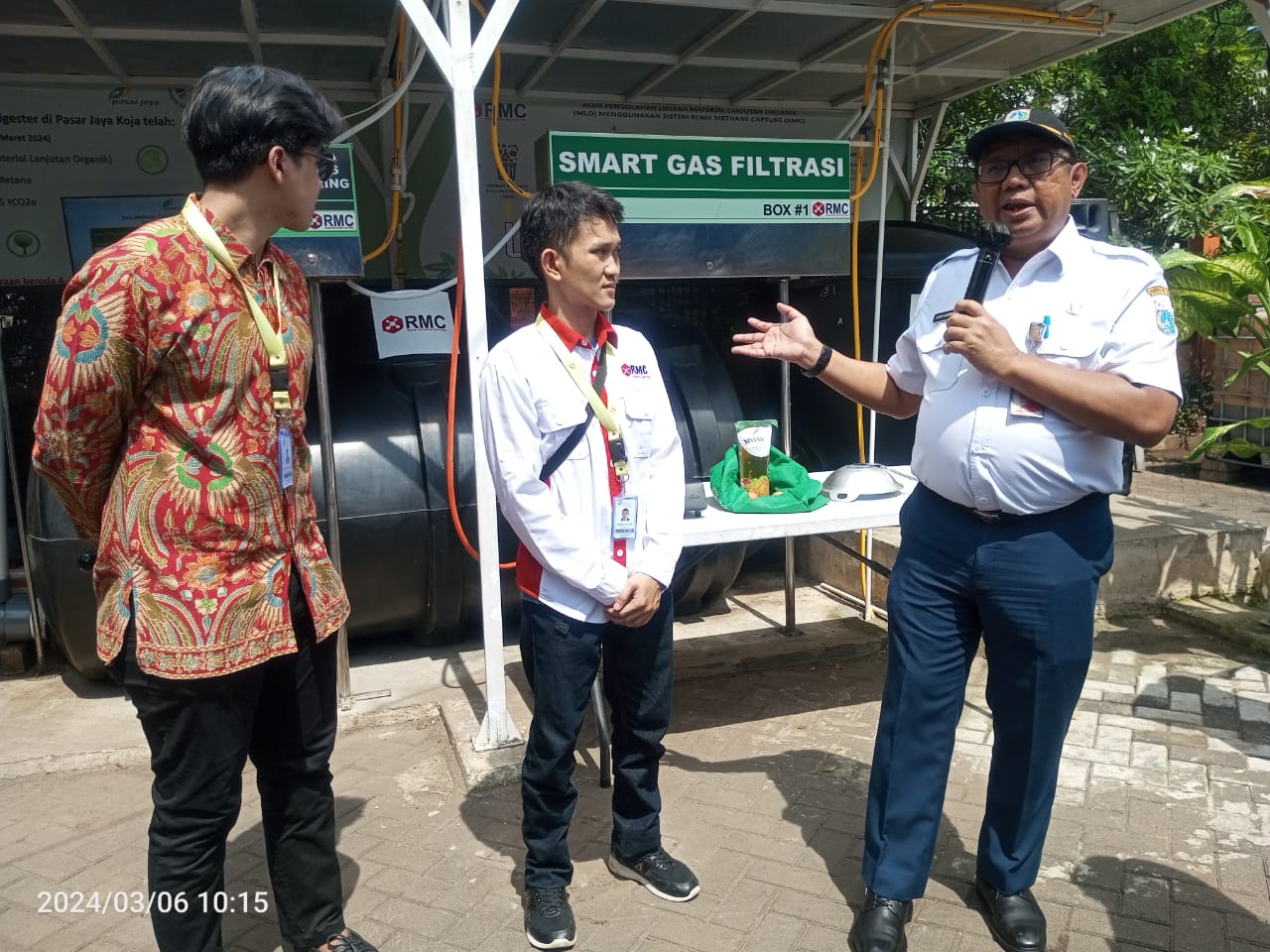 Pedagang Pasar Koja Baru Manfaatkan Biodigester, DLH DKI Jakarta Apresiasi