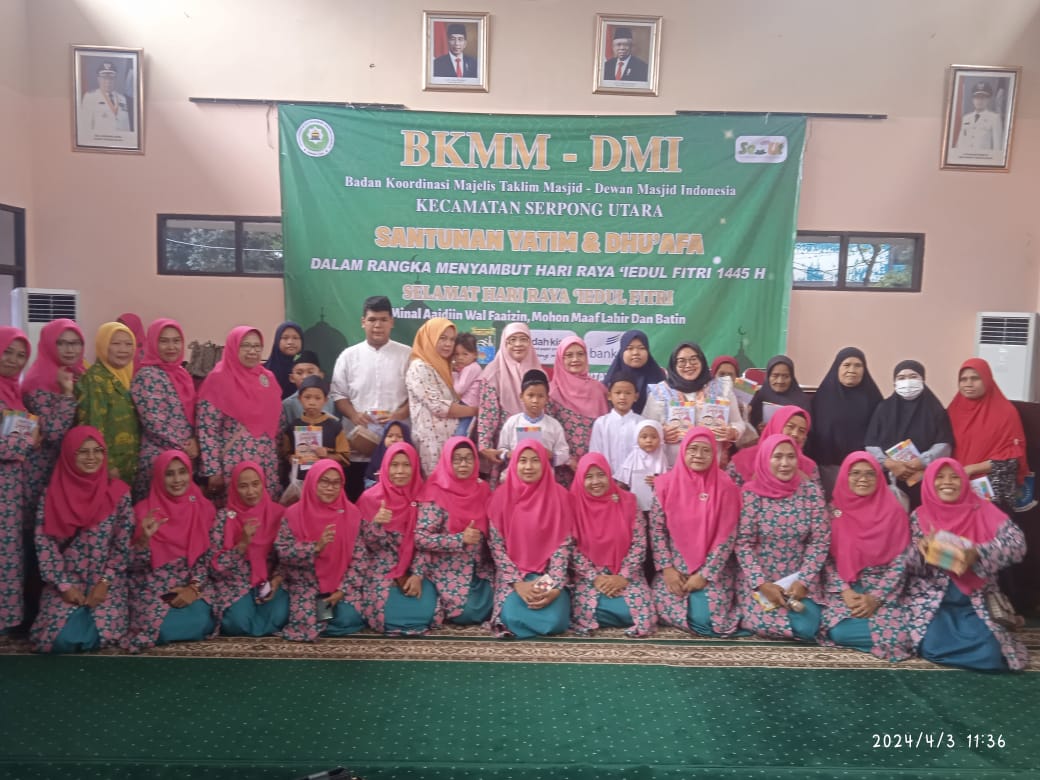 PT Indah Kiat Santuni Anak Yatim & Dhuafa Bareng BKMM DMI Serpong UtaraÂ 