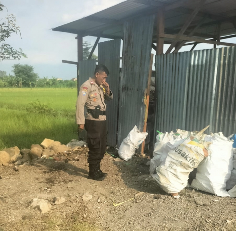 Depo Penampungan Limbah Jagal SapiÂ  Diprotes Warga, Polsek Mojoroto Turun TanganÂ 