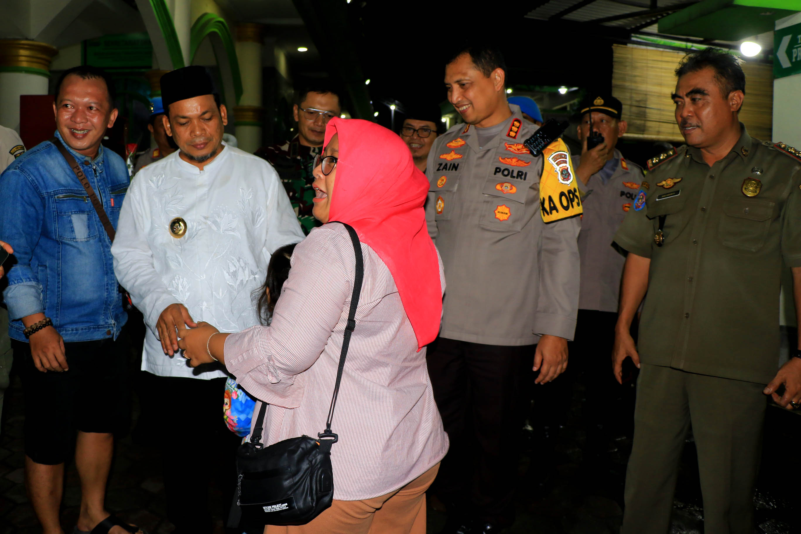Pj Wali Kota Tangerang Patroli Wilayah di Malam Takbiran