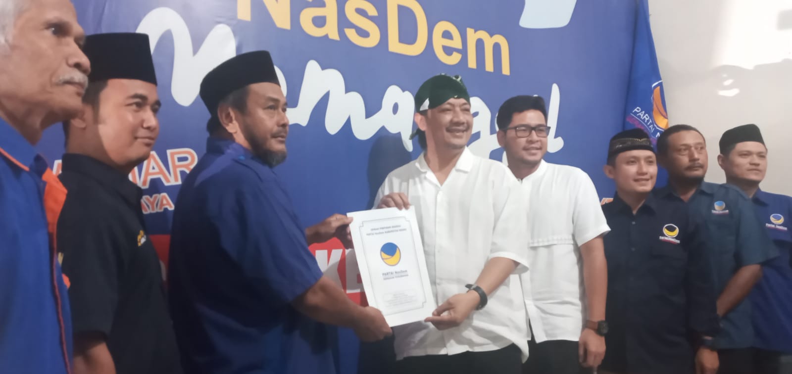 Siap Tarung Dengan Mas Dito, Bos Tajimas Group Kembalikan Formulir NasDem
