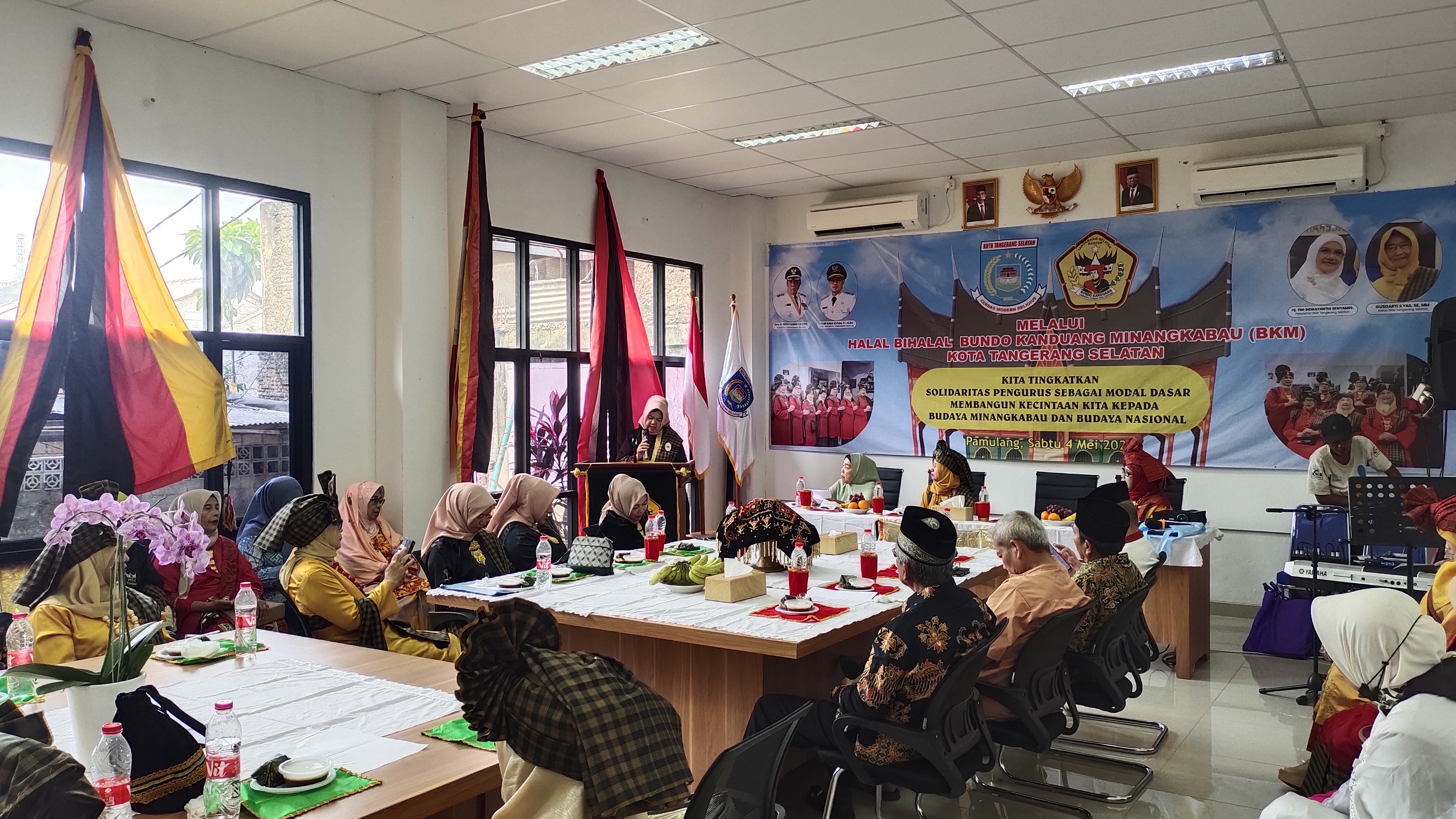 Meriahnya Halal Bihalal Bundo Kandung Minangkabau Kota Tangsel