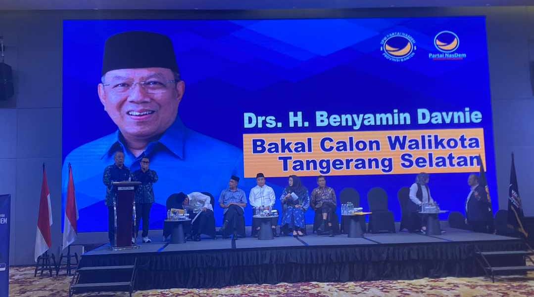 Dihadapan Penggede Nasdem, Ben-Pilar Paparkan Visi-Misi Lanjutkan Pembangunan