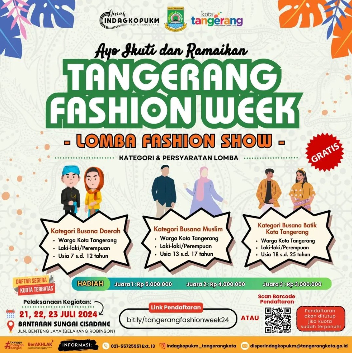 Yuk Ikuti Lomba di Tangerang Fashion Week 2024