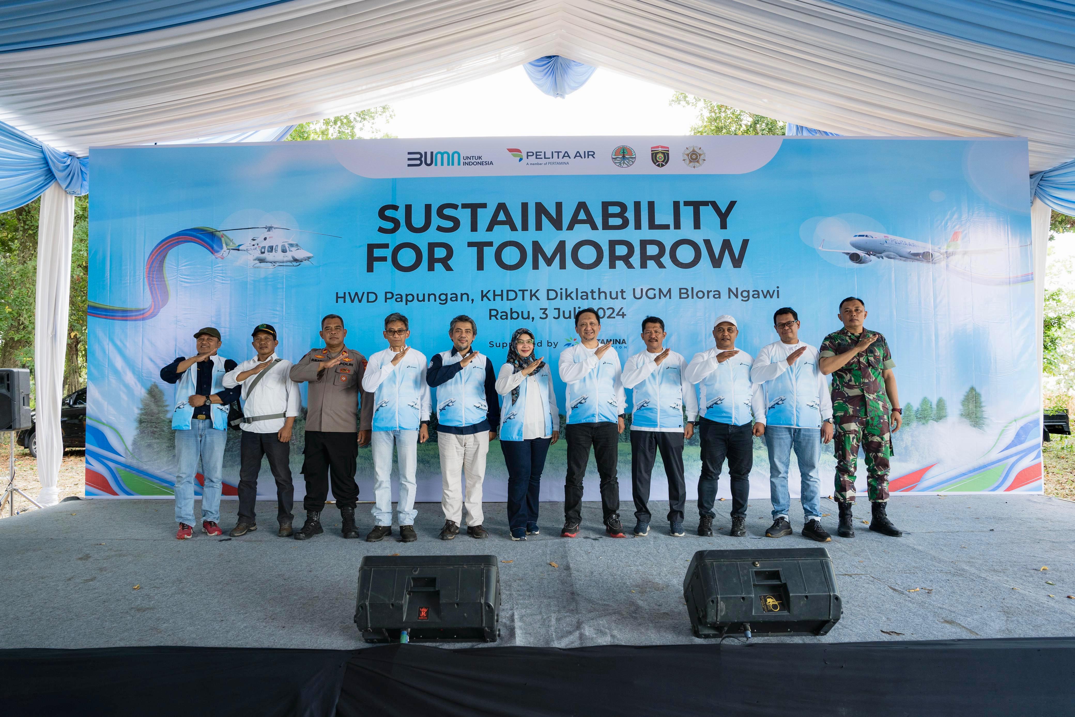 Komitmen Terhadap Keberlanjutan Lingkungan, Pelita Air Bersama Pertamina Tanam 10 Ribu Pohon Di Jawa Timur