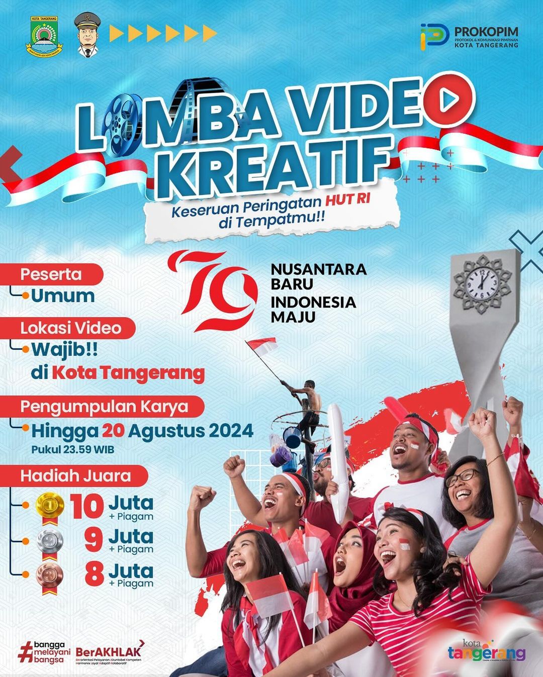 Jangan Lewatkan Lomba Video Kreatif Semarak Kemerdekaan