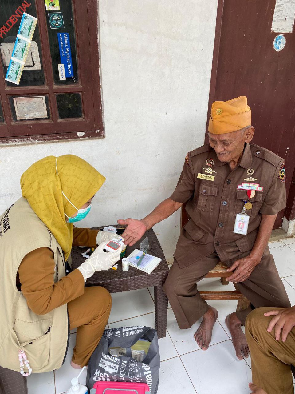 Dinkes Tangsel Pastikan Kesehatan Veteran Terjaga, Lakukan Pemeriksaan Rutin