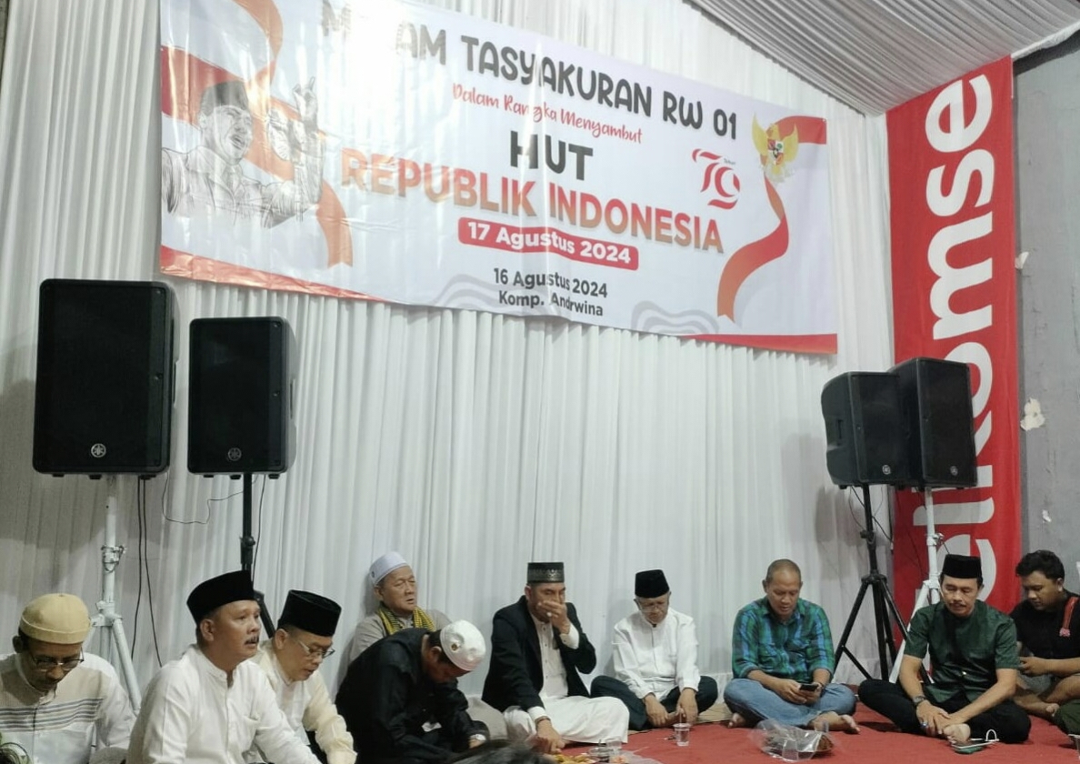 Warga RW 01 Pamulang Barat Kompak Meriahkan HUT RI Ke-79