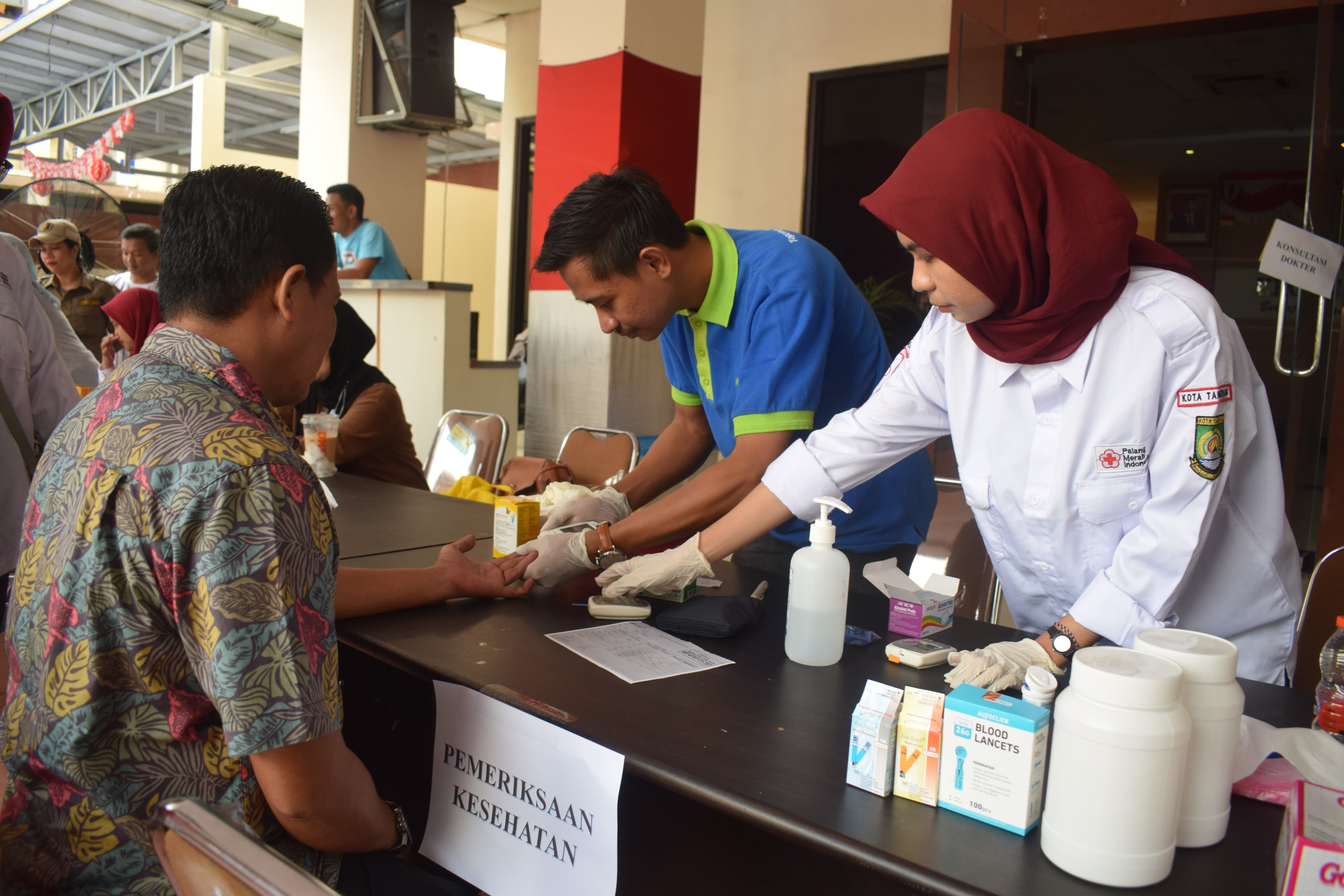 HUT ke 79, PMI Gelar Bakti Masyarakat di Kecamatan Periuk