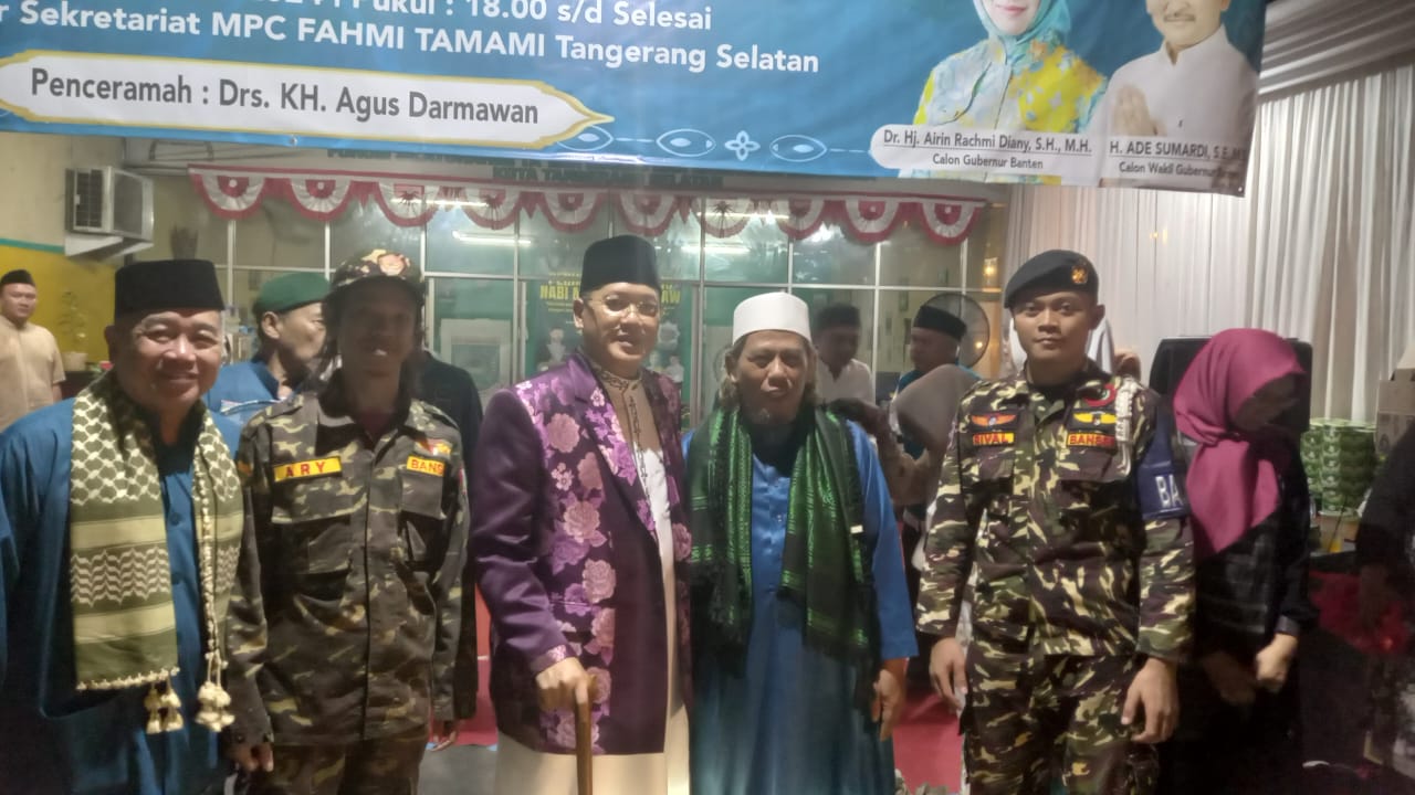 MPC Fahmi Tamami Tangsel Gelar Maulid Nabi Muhammad SAW, Dihadiri Waketum MPP KH Agus Darmawan