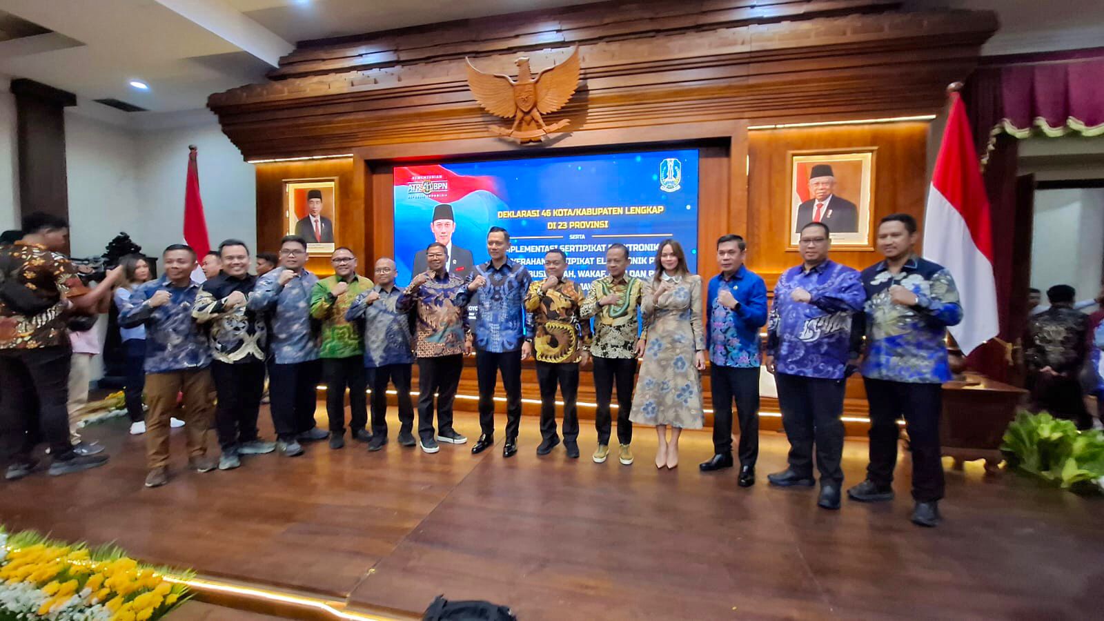 Dilauching AHY, Kantor Pertanahan Kota Tangsel Jadi Kota Lengkap