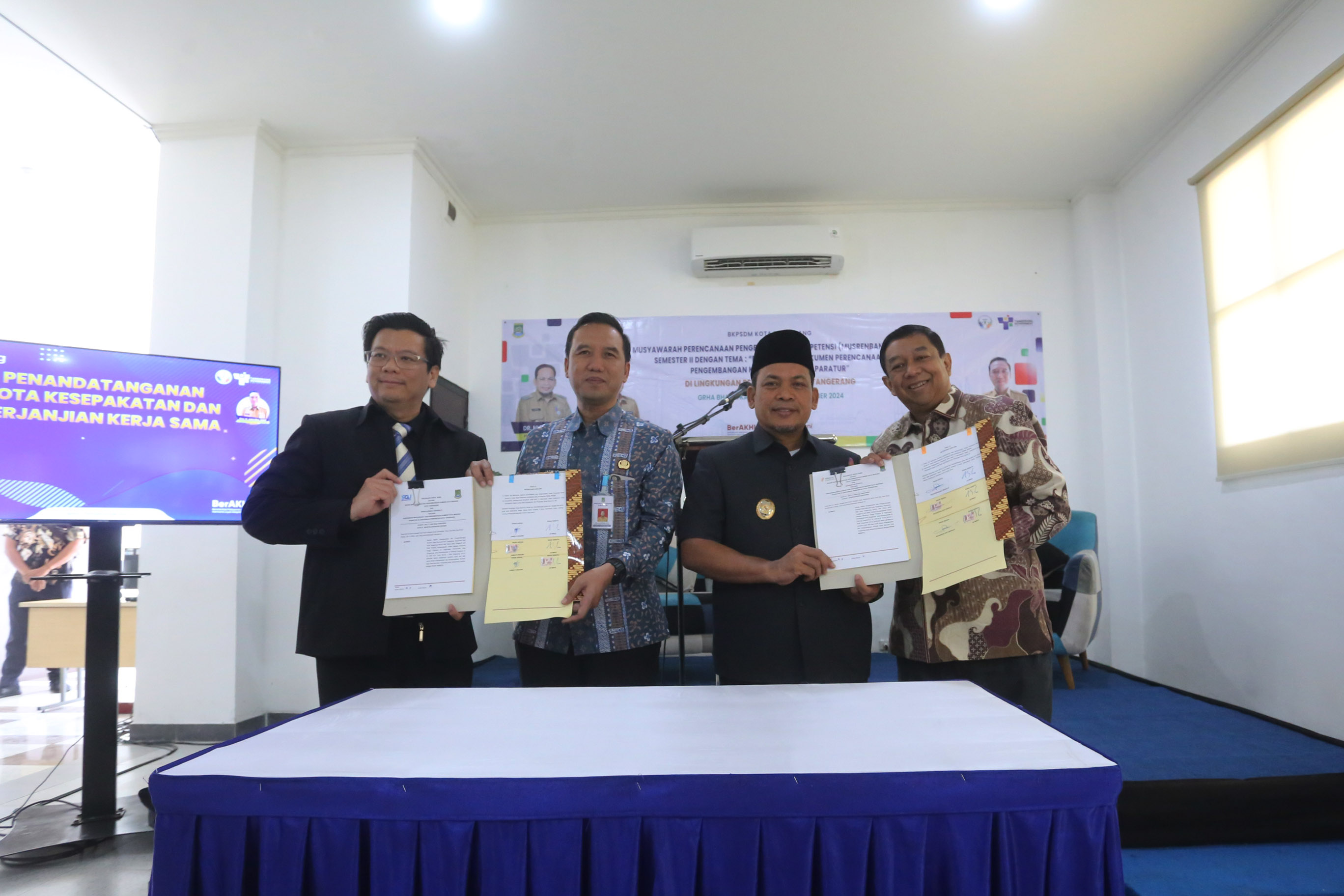 Pengembangan Kompetensi ASN, Pemkot Tangerang Jalin Kerjasama dengan Komdigi dan Universitas