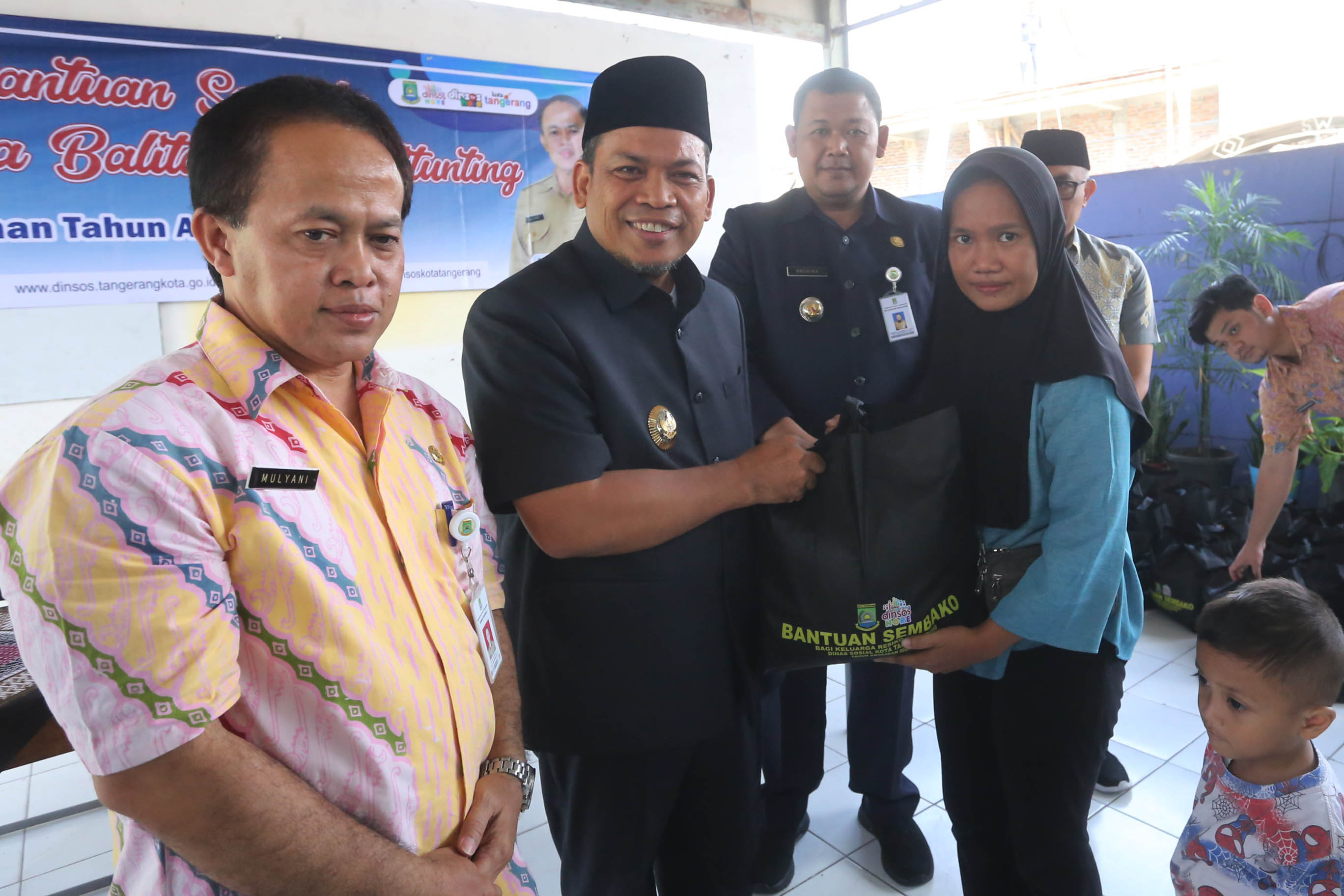 624 Keluarga Balita Resiko Stunting di Kota Tangerang Terima Bansos