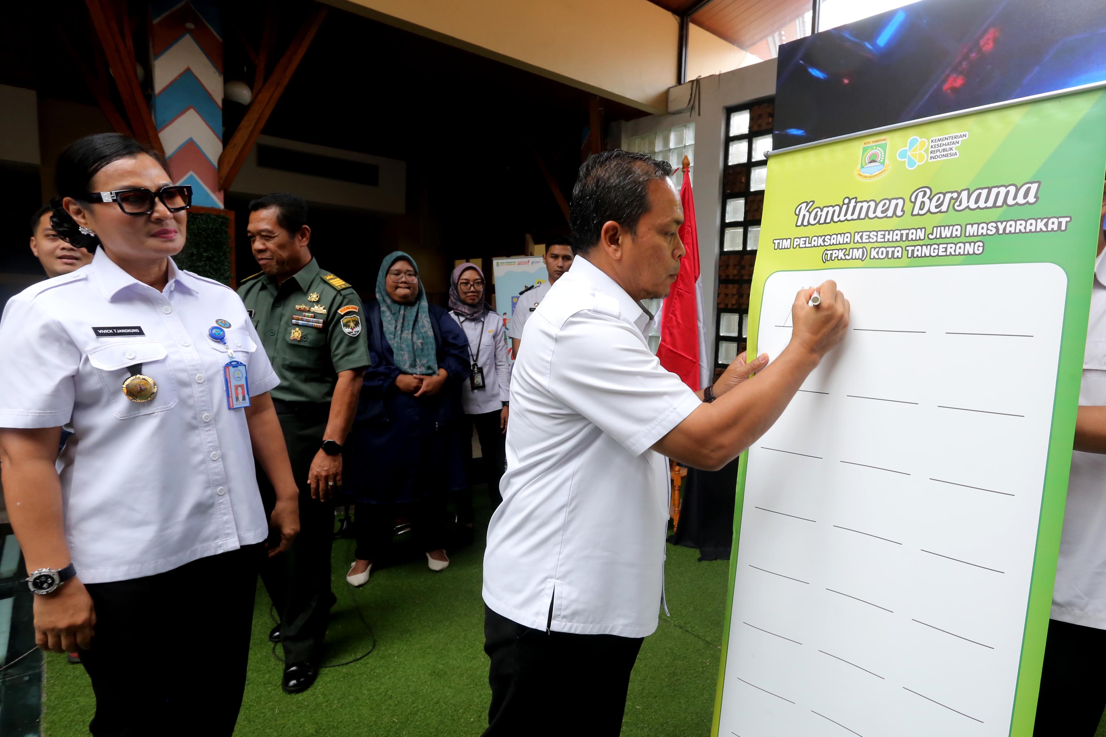 Pemkot Tangerang Teken Komitmen BersamaÂ Tim Pelaksana Kesehatan Jiwa Masyarakat