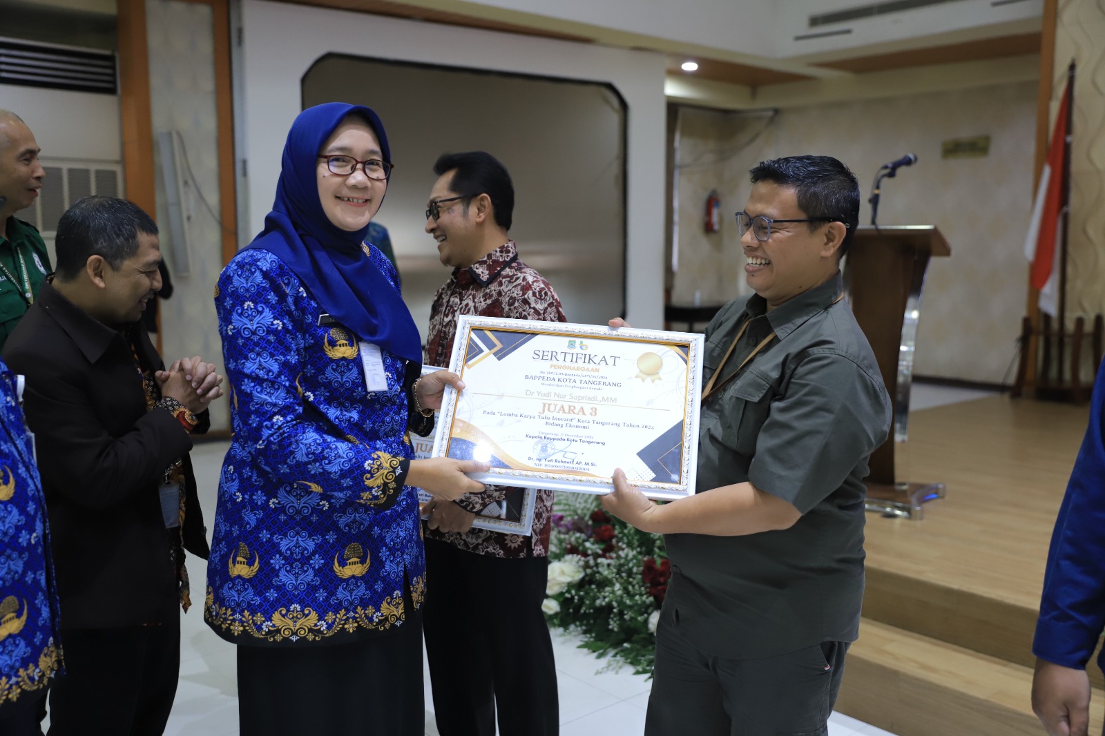 Bappeda Kota Tangerang Apresiasi Pemenang Lomba Karya Tulis Inovasi 2024