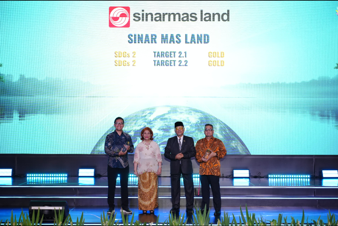 Sinar Mas Land Raih Gold Winner Ajang Penghargaan ICA dan ISDA 2024
