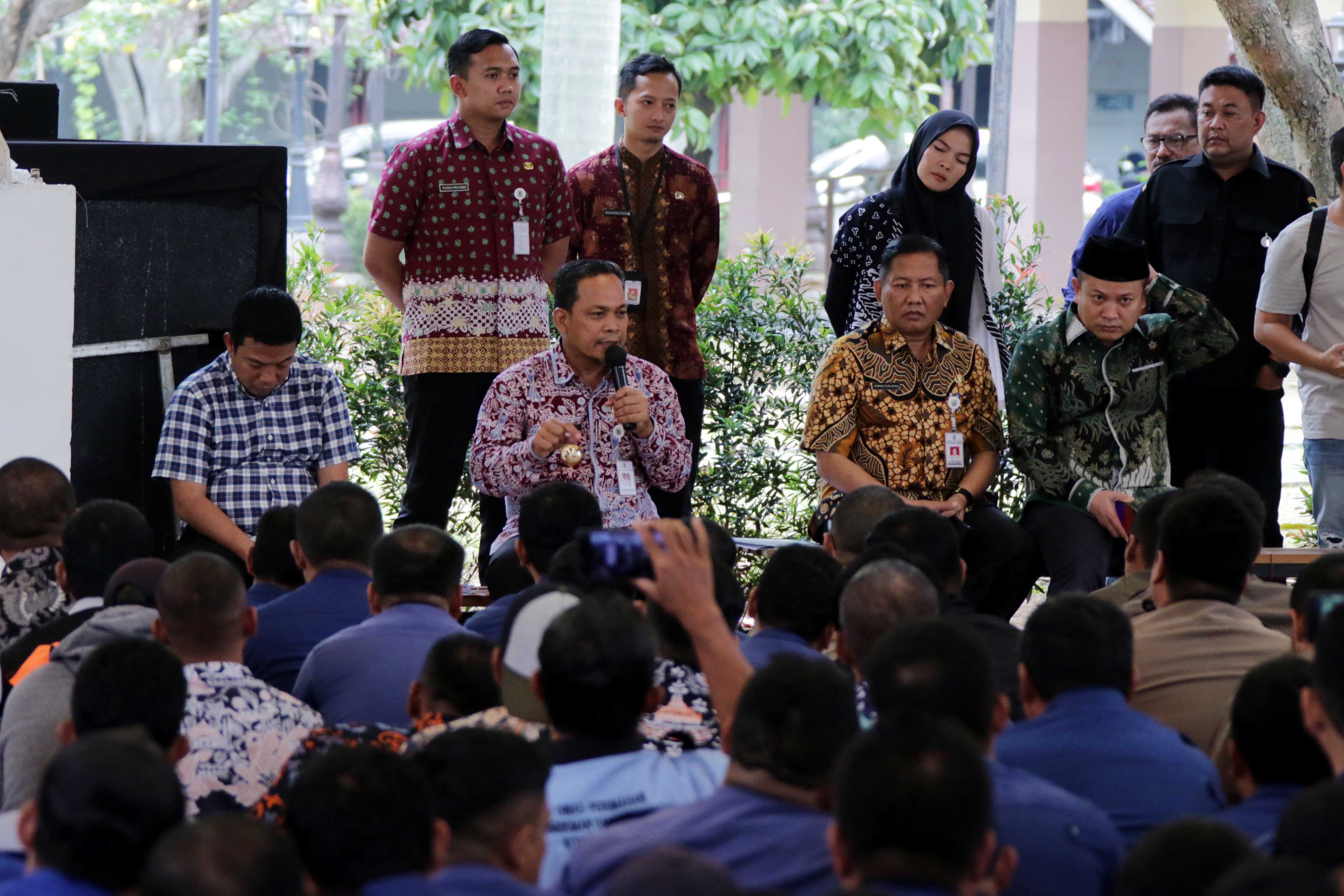 Pj Wali Kota Tangerang Temui THL yang Tidak Lolos Tes