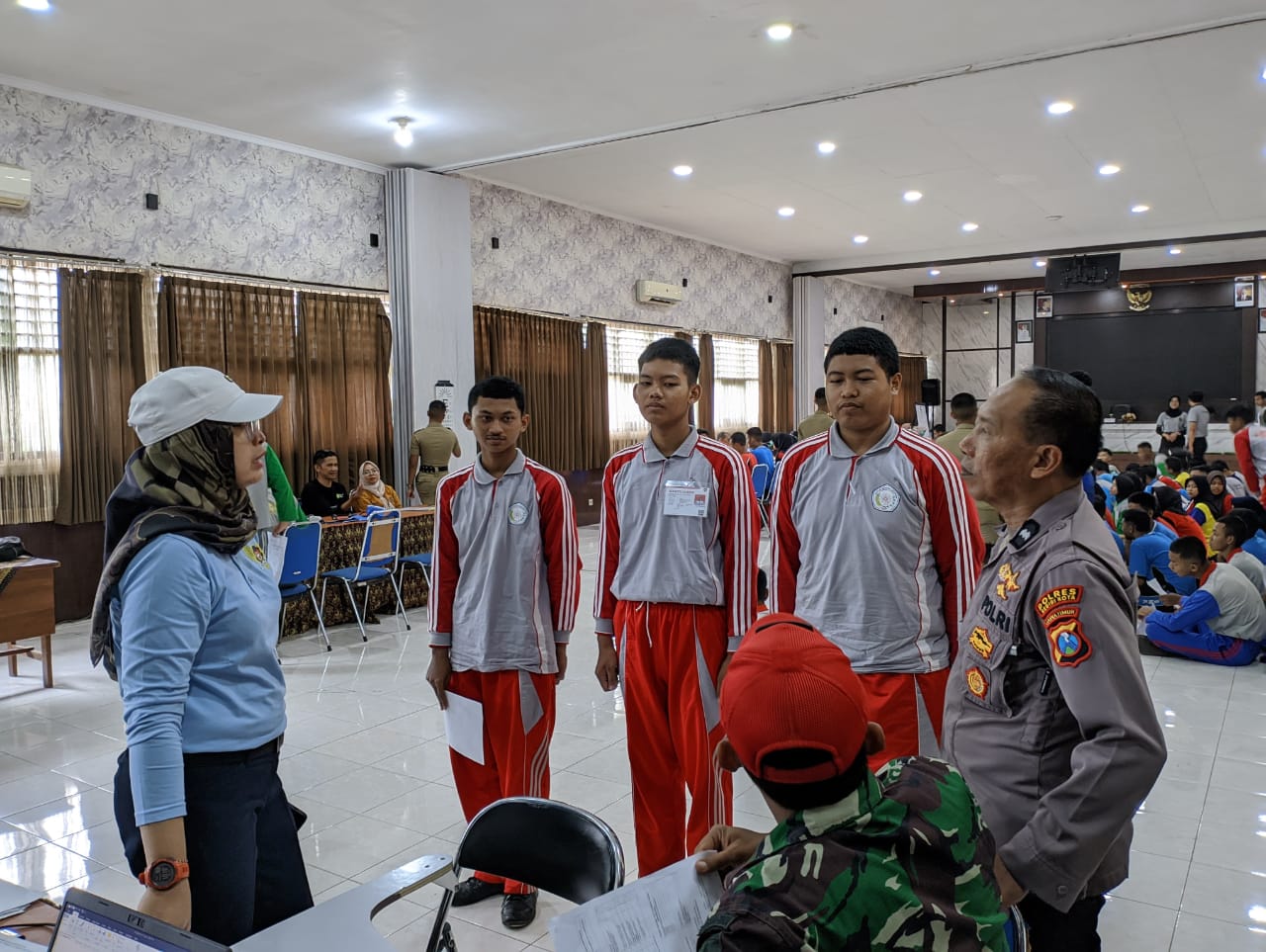 225 Calon Paskibraka Kota Kediri Jalani Tes Kesehatan dan Postur Tubuh